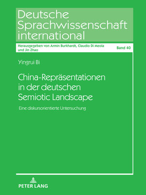 cover image of China-Repraesentationen in der deutschen Semiotic Landscape